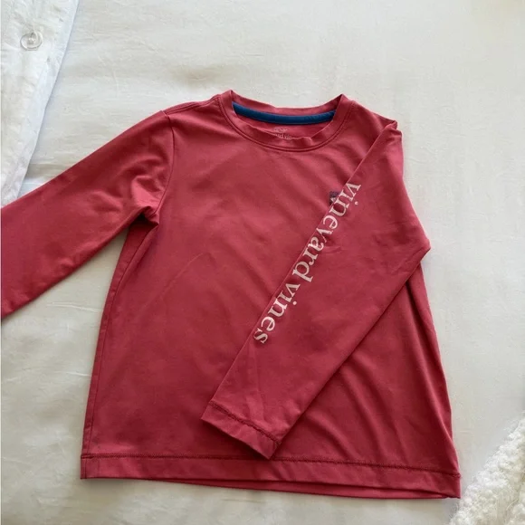 Vineyard Vines Boys' Long Sleeve Tees in Navy, Blue, White, Red, Mint, Gray - Picture 7 of 10